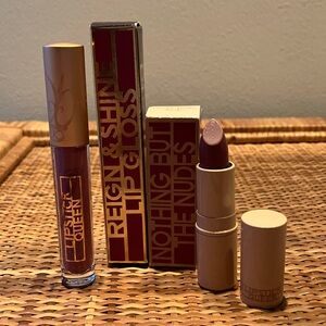 Lipstick Queen Nothing But the Nudes Lipstick Reign & Shine Lipstick NEW